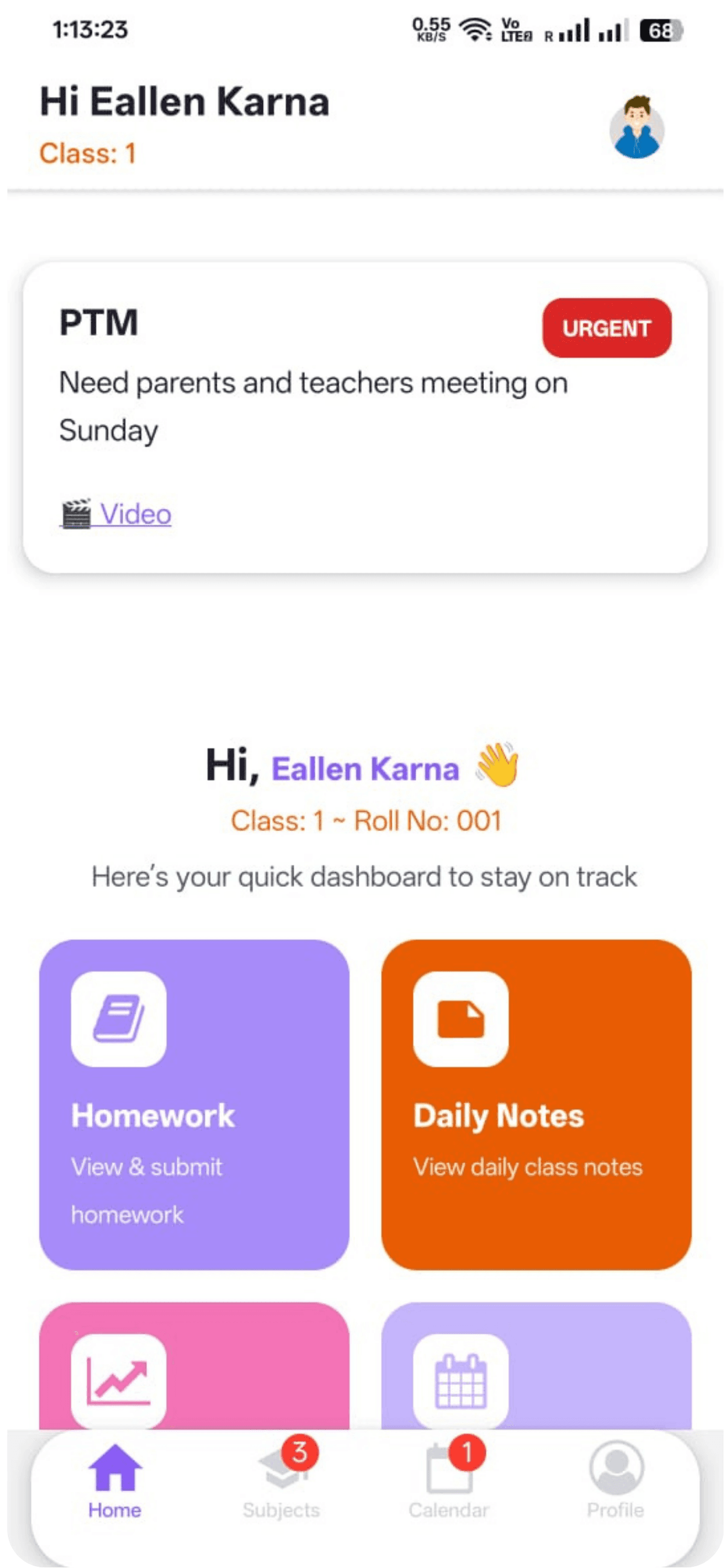 Student App UI
